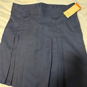French Toast A-Line Skirt in Navy